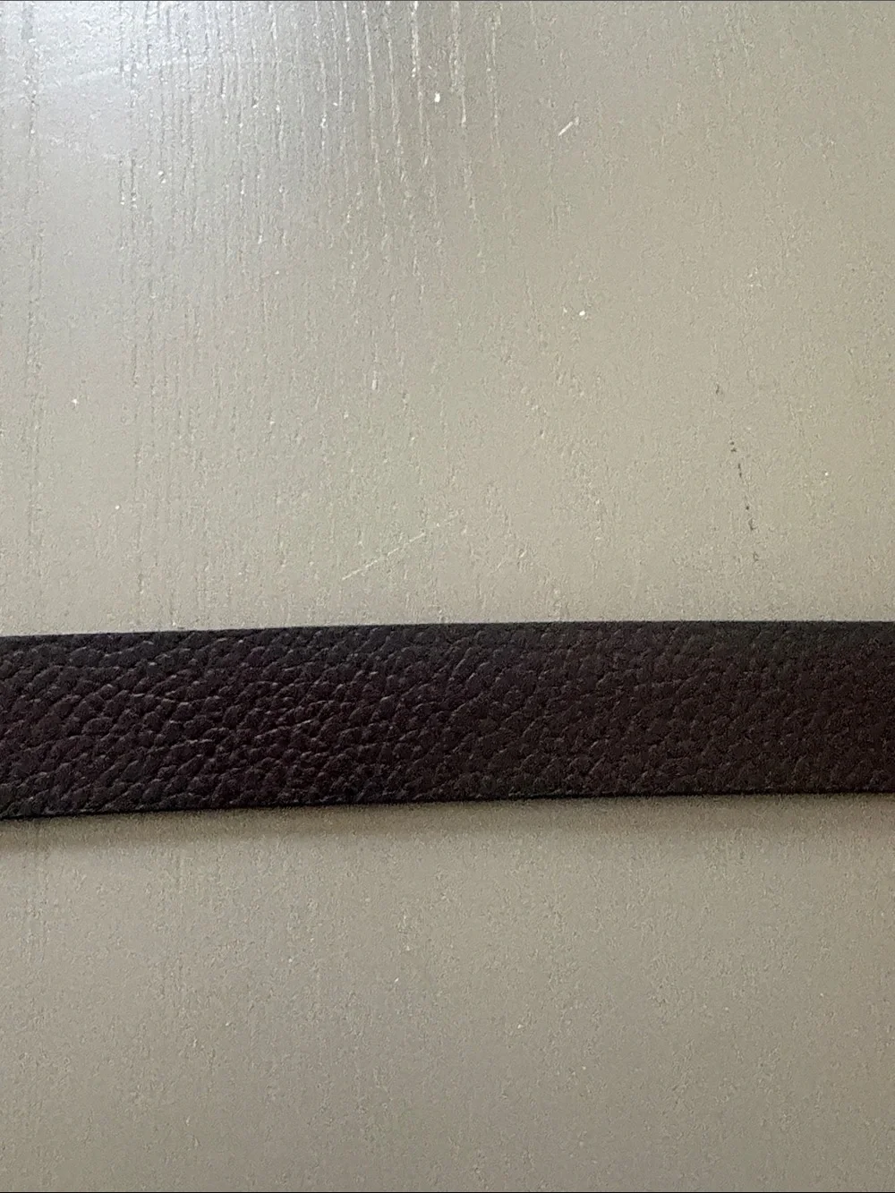Men's Joe’s Dark Brown Leather Belt with Silver Buckle 40